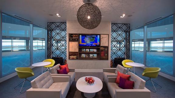 Access the American Express Centurion Lounge in Dallas with the Delta Reserve Business Amex credit card.