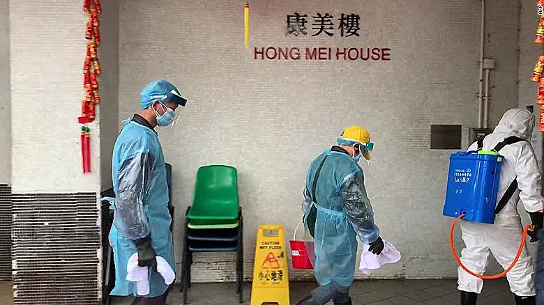 Hong Kong building cleared due to potential coronavirus outbreak