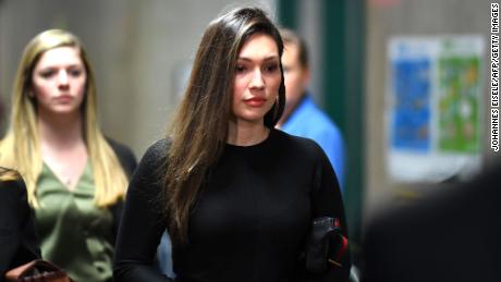 Former actress Jessica Mann arrived for Weinstein's trial on January 31, 2020 in New York City.