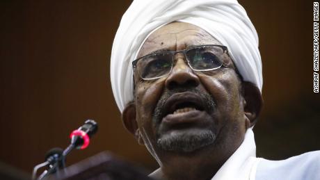 Omar al-Bashir addresses parliament in the Sudanese capital Khartoum in April 2019, when he was the country&#39;s president.