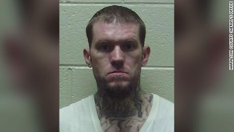 Gregory Wyatt escaped from a Georgia detention center in Haralson County by climbing through a ceiling light.