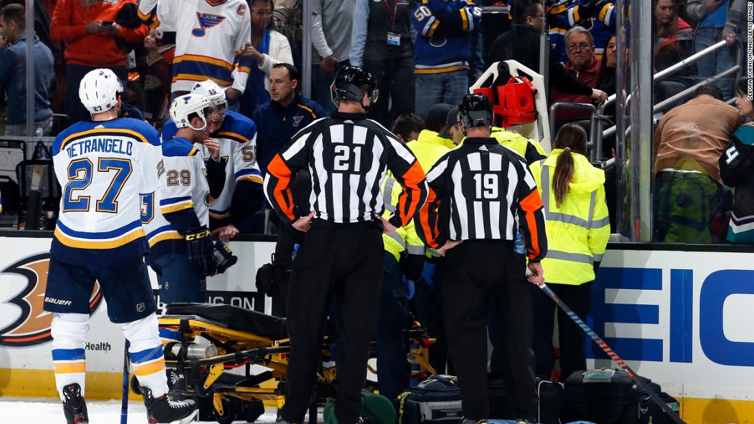 NHL game postponed after St. Louis Blues