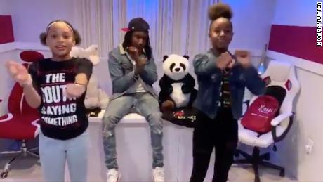 Jalaiah Harmon, the teen who created the viral Renegade dance, performed at the NBA All-Star game