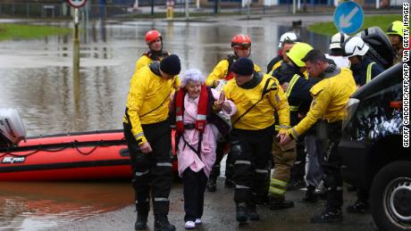 Residents in South Wales were evacuated by emergency services.
