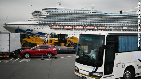 The Diamond Princess cruise ship has about 3,600 people quarantined onboard due to fears of the noval coronavirus.