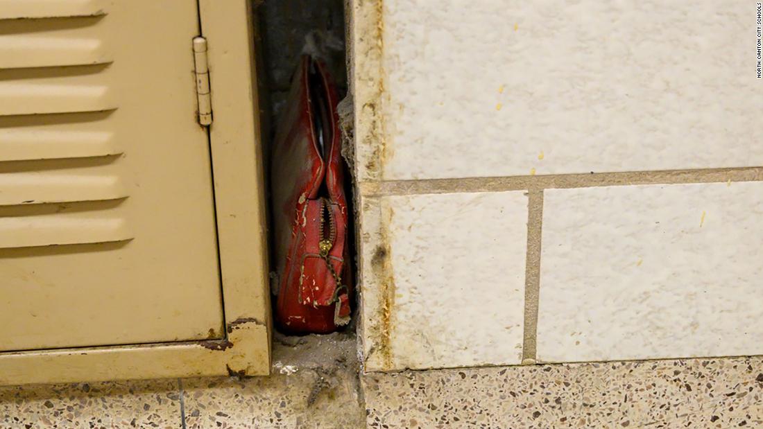 A lost purse from 1957 was discovered inside a wall of an Ohio school | CNN