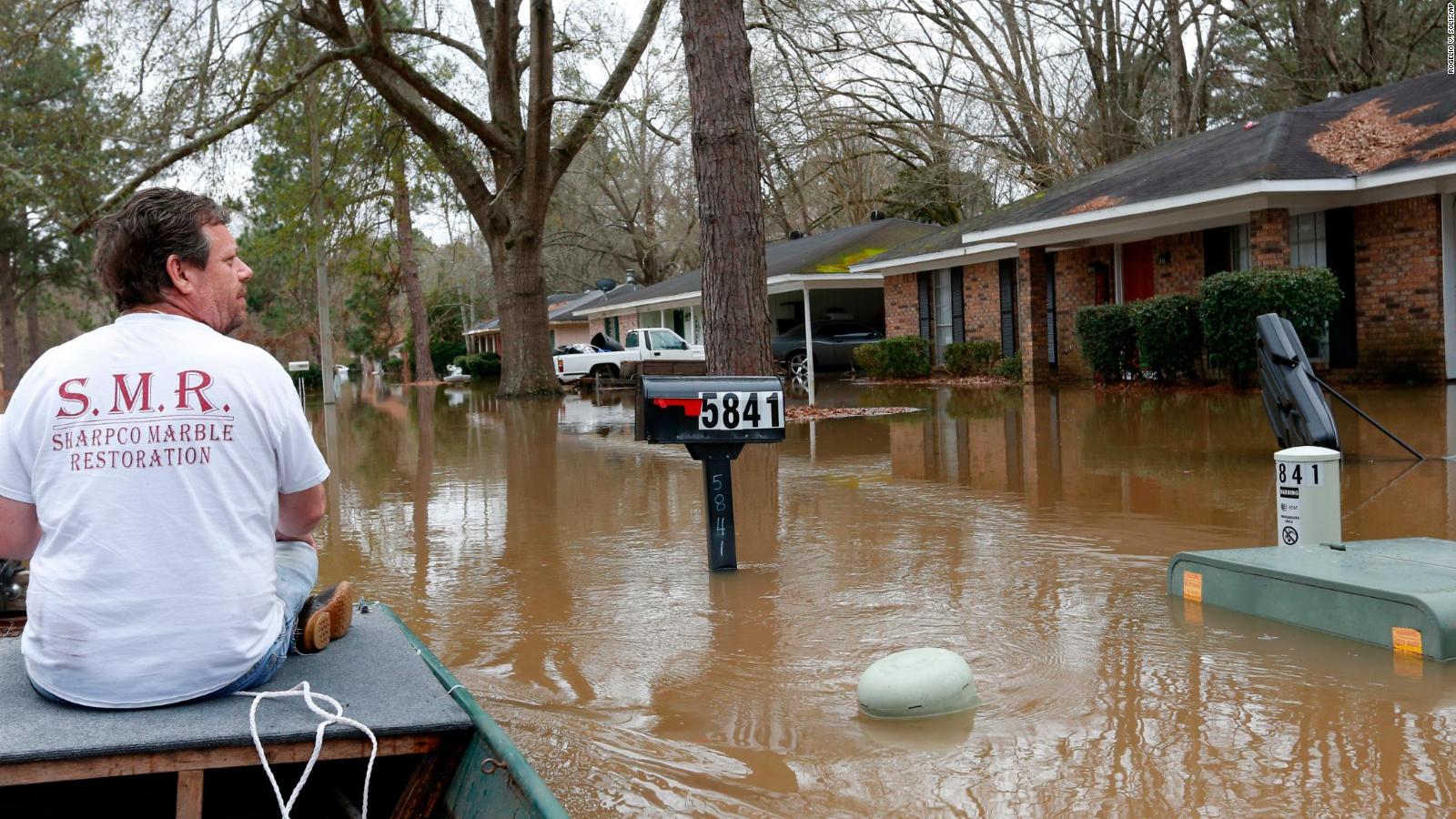 Pearl River S Third Highest Crest On Record Causes Flooding In Jackson Mississippi Cnn