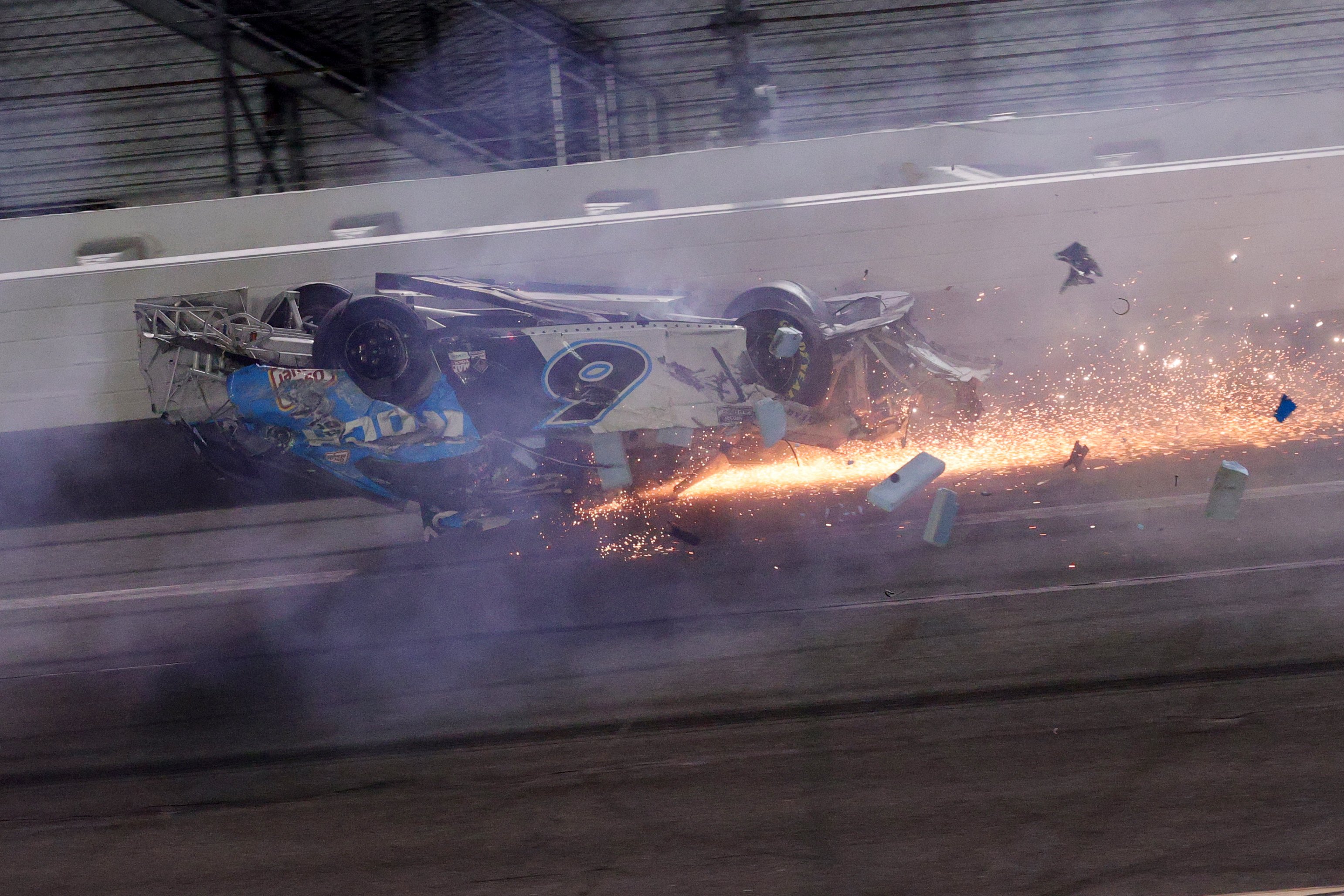 Nascar Driver Ryan Newman Was Hospitalized After Fiery Daytona 500 Crash Cnn Video