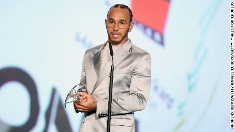 Lewis Hamilton calls for diversity and inclusivity after winning Laureus award