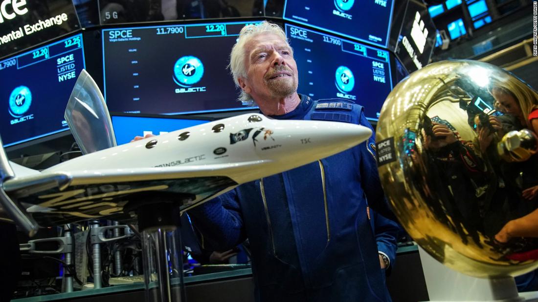 Virgin Galactic stock soars following SpaceX success - CNN