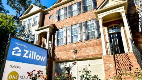 A home owned by Zillow, for sale in Atlanta, Georgia. The company has expanded its homebuying program to 23 US markets. (Edward M. Pio Roda/CNN)