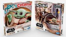 Hasbro and other toy companies unveiled a line of several toys modeled after The Child, aka Baby Yoda, in February 2020.