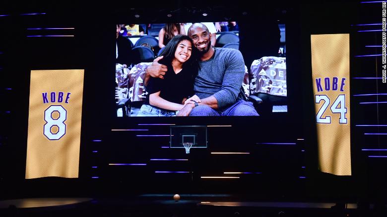 Gianna Bryant and Kobe Bryant are honored during the In Memoriam onstage during the 51st NAACP Image Awards, Presented by BET.