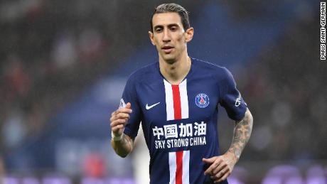 PSG&#39;s official sponsor was replaced with a messge of solidarity for China.