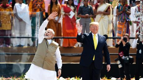 Image result for trump in india