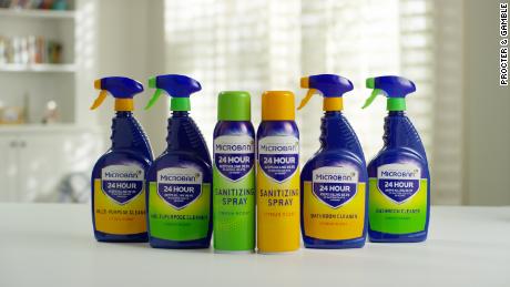 Microban 24, Procter &amp; Gamble&#39;s new line of household cleaners.