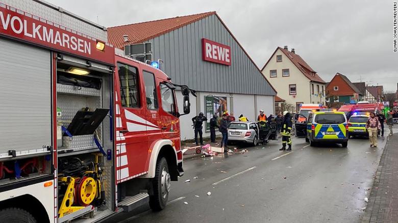 Car driven into crowd at German carnival parade