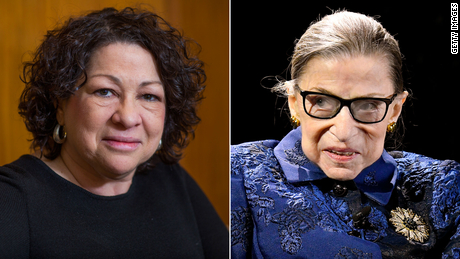 Trump calls for Sotomayor, Ginsburg to recuse themselves from 'Trump-related' cases as he has a lot at stake before the court