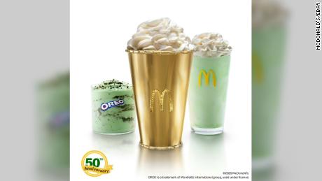 Mcdonald S Is Auctioning Off A Golden Shamrock Shake Cup Said To