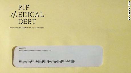 When someone&#39;s medical debt is forgiven thanks to the kindness of strangers, they get a letter looks like this.