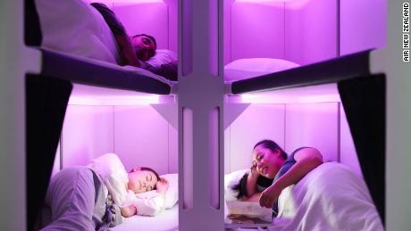 On Tuesday, February 26, the airline filled patent and trademark applications for its &quot;Economy Skynest.&quot; The result of three years of research, development and testing based on the input of more than 200 customers at a hanger in Auckland, the Skynest will feature six full length lie-flat sleep pods. 
