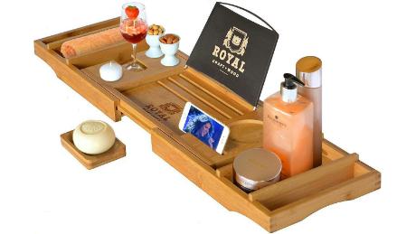 Royal Craft Wood Luxury Bathtub Caddy Tray