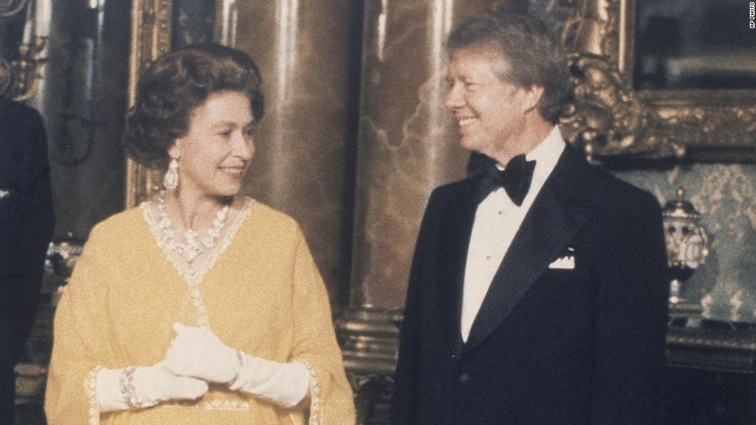 &lt;strong&gt;Jimmy Carter:&lt;/strong&gt; During a 1977 dinner at Buckingham Palace, Carter described the home of the British monarch as &quot;one of the most beautiful places I&#39;ve ever seen. And I think the whole royal family was there. ... I had a good place to sit -- I was between the Queen and Princess Margaret, and across the table was Prince Charles and Prince Philip and the Queen Mother.&quot; He continued: &quot;One of the things I told Queen Elizabeth was how much the American people appreciated her coming over last year to celebrate our 200th birthday. And she said that it was one of the warmest welcomes she&#39;d ever received.&quot;