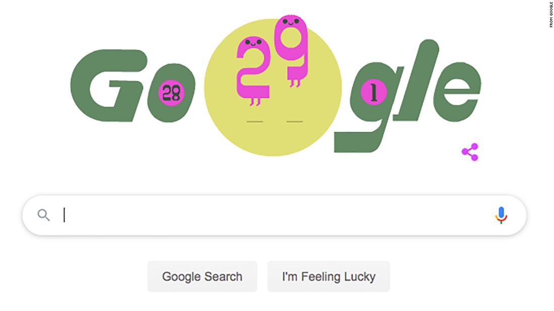 Google celebrates Leap Day with a doodle CNN
