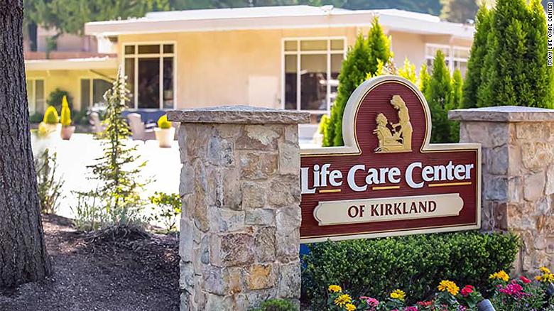 At least six cases of novel coronavirus, including one death, have been linked to image of the Life Care Center in Kirkland, Washington.