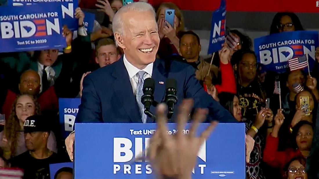 Joe Biden celebrates win in South Carolina primary CNN Video