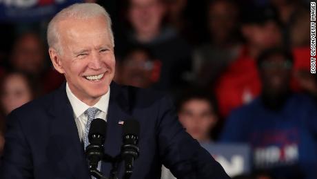 COLUMBIA, SOUTH CAROLINA - FEBRUARY 29: Democratic presidential candidate former Vice President Joe Biden speaks at his primary night event at the University of South Carolina on February 29, 2020 in Columbia, South Carolina. Biden is the projected winner of South Carolina, the first-in-the-south primary and the fourth state in the presidential nominating process. (Photo by Scott Olson/Getty Images)