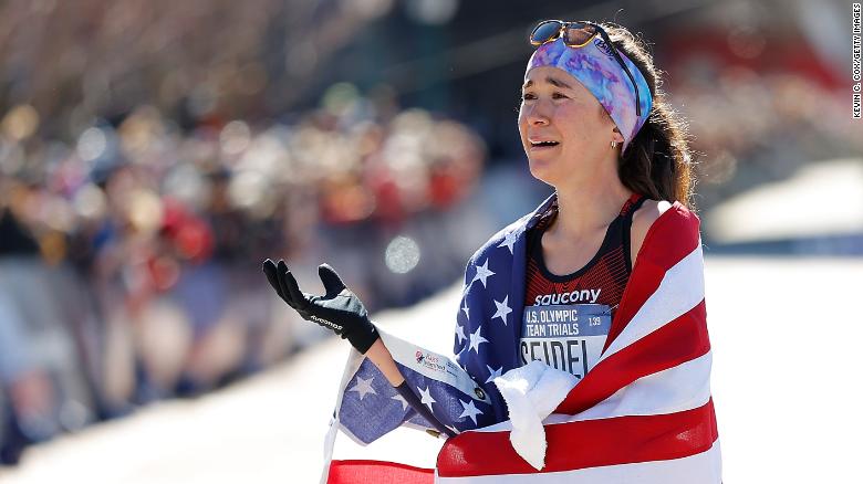 Molly Seidel finishes her first-ever marathon, qualifies ...