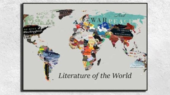 Literature of the World Map