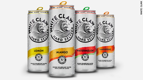 White Claw&#39;s new flavors are lemon, watermeon and tangerine.