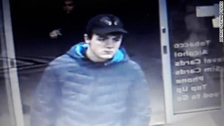 Police investigating a &quot;racially aggravated assault&quot; have released images of four men they wish to speak to in connection with the incident. 