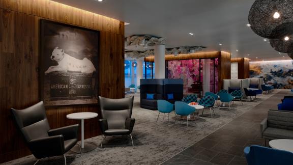 The Amex Centurion Lounge in Charlotte features over 13,000 square feet of space.