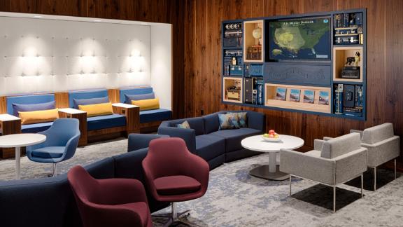 The Amex Centurion Lounge in Phoenix shares space with the also-new Escape Lounge.