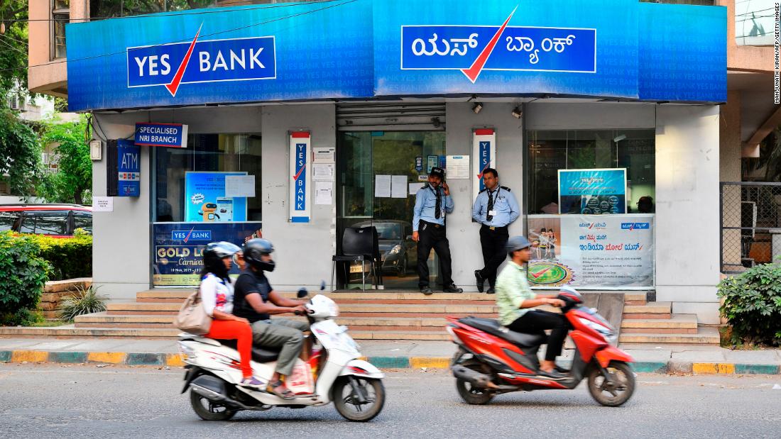 Yes Bank, one of India's biggest banks, has been rescued by the