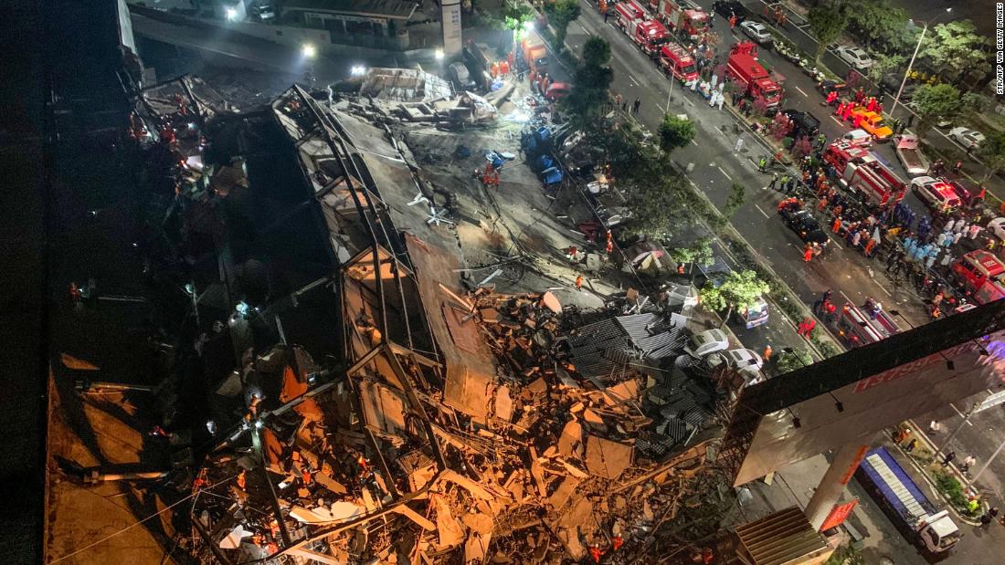 10 dead after coronavirus quarantine hotel collapses in China 