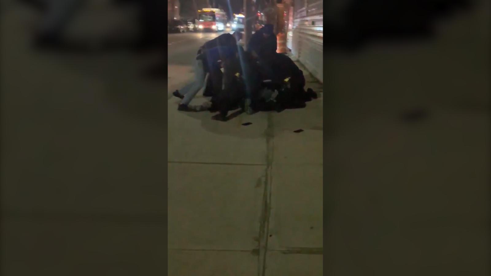 NYPD orders internal investigation after video showed group of officers ...