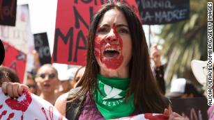 Mexico imagines a world without women, in strike against gender violence 