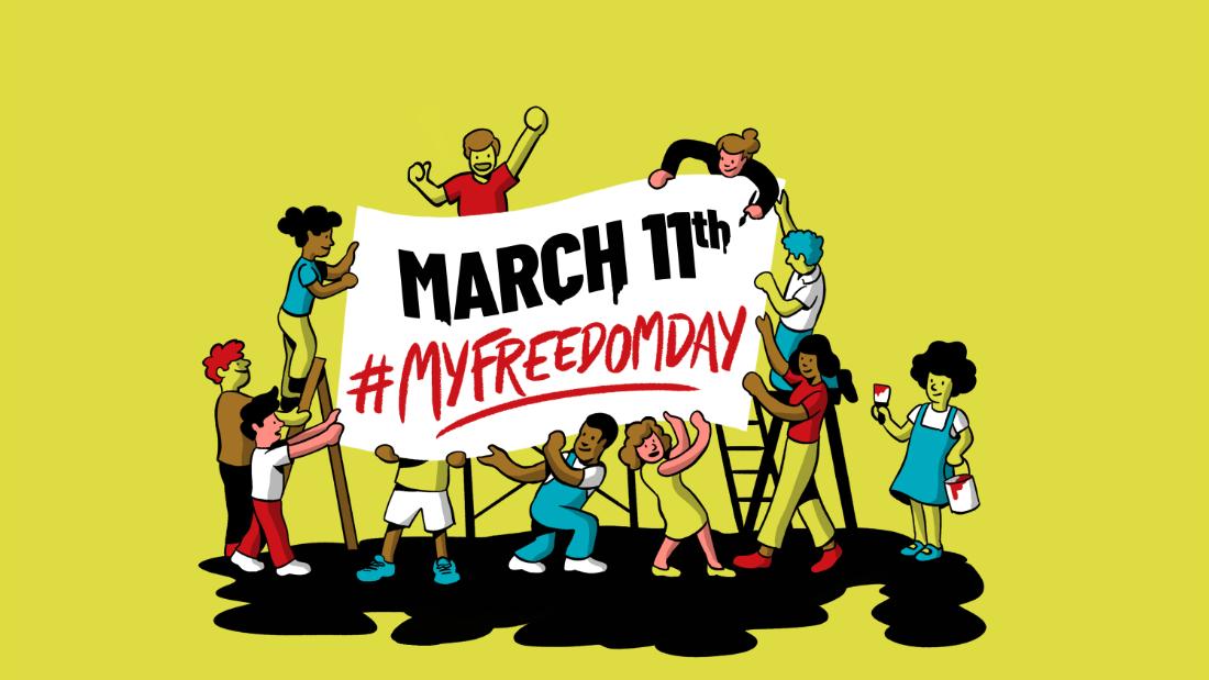 Myfreedomday Students Shine A Light On Modern Day Slavery