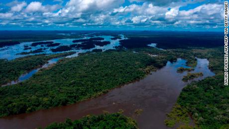 The Iriri River in the Amazonian rainforest in Brazil in 2019.