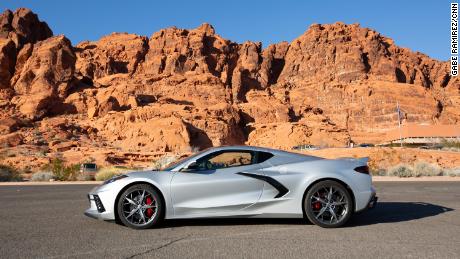 The  move to a mid-engine design gives the Corvette a new profile. But it&#39;s still unmistakably a Corvette.