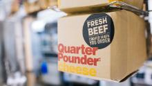 McDonald&#39;s began serving Quarter Pounders made with fresh beef in its US stores in May 2018. (Taylor Glascock for CNN)