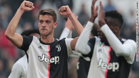 Daniele Rugani of Juventus is the first confirmed professional footballer to have contracted  coronavirus.