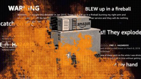 Dozens of Amazon&#39;s own products have been reported as dangerous -- melting, exploding or even bursting into flames. Many are still on the market 