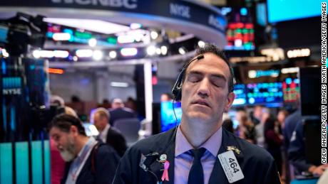 NEW YORK, NY - OCTOBER 03: Traders and financial professionals work on the floor of the New York Stock Exchange (NYSE) at the opening bell on October 3, 2019 in New York City. The Dow Jones Industrial Average dropped over 250 on Thursday morning after the release of disappointing economic data. The Institute for Supply Management said its reading on the U.S. services sector fell last month to its lowest level level since August 2016. (Photo by Drew Angerer/Getty Images)