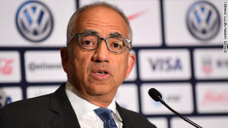 The president of US Soccer steps down as he apologizes for legal document's language