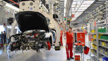Ferrari suspends production at two Italian factories because of coronavirus